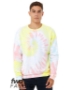 FWD Fashion Unisex Tie-Dye Crewneck Sweatshirt - 3945RD