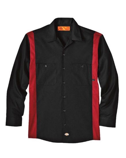 Industrial Colorblocked Long Sleeve Shirt - Long Sizes - 5524L