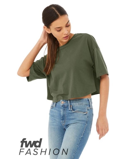 FWD Fashion Women's Jersey Cropped Tee - 6482