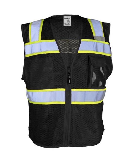 EV Series® Enhanced Visibility 3 Pocket Mesh Vest - B150-156