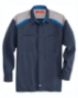 Tri-Color Long Sleeve Shop Shirt - L607