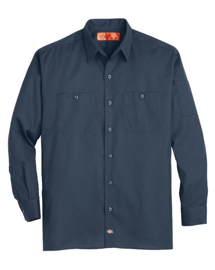Solid Ripstop Long Sleeve Shirt - Long Sizes - L608L