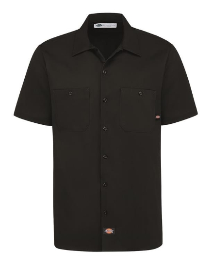 Industrial Short Sleeve Cotton Work Shirt - S307