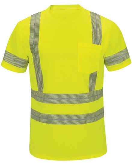 High Visibility Short Sleeve T-Shirt - Long Sizes - SVY4L