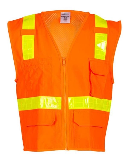 Oralite® Solid Front with Mesh Back Vest - 1207-1208A