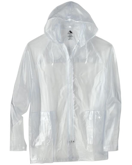 Clear Hooded Rain Jacket - 3160