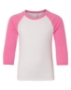 Hot Pink Sleeves/ White Body