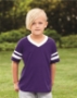 Youth V-Neck Jersey with Striped Sleeves - 361