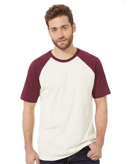 Fine Jersey Short Sleeve Raglan Tee - 3650