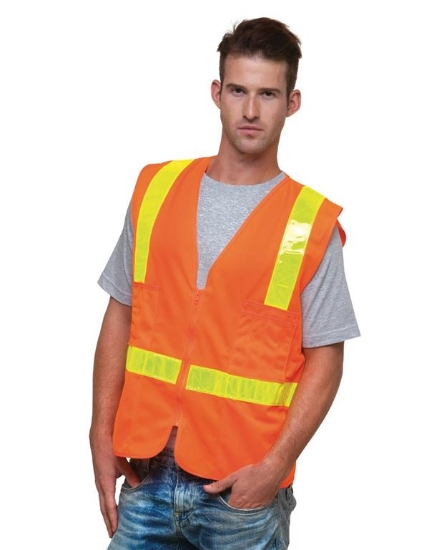 USA-Made ANSI Solid Surveyor's Vest Class 2 - 3786