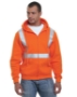 USA-Made Hi-Visibility Full-Zip Hooded Fleece - 3790
