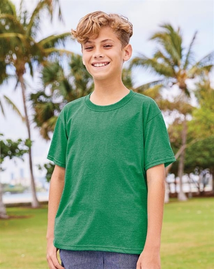 HD Cotton Youth Short Sleeve T-Shirt - 3930BR