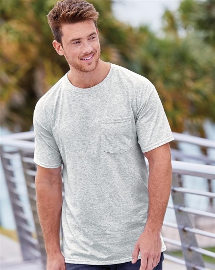 HD Cotton T-Shirt with a Pocket - 3930PR
