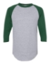 Athletic Heather/ Dark Green