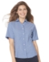 Women's Short Sleeve Stain Resistant Oxford Shirt - 5231