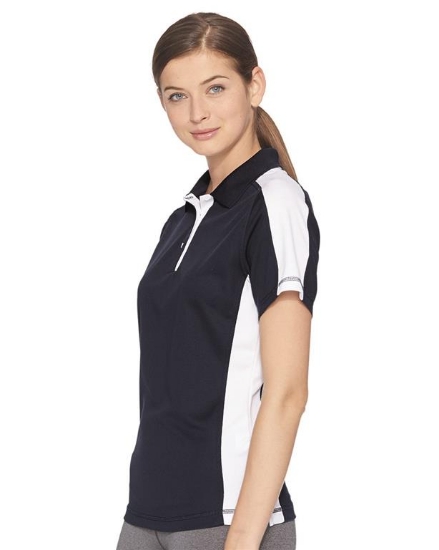 Women's Colorblocked Moisture Free Mesh Sport Shirt - 5465