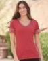 Women's Varsity Triblend V-Neck T-Shirt - 602WVR