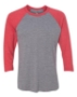 Vintage Red Sleeves/ Premium Heather Body