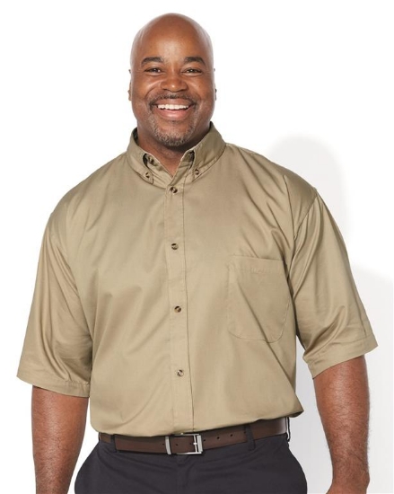 Short Sleeve Twill Shirt Tall Sizes - 6281