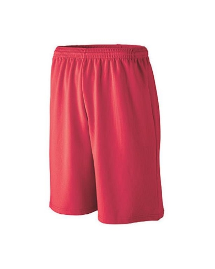 Youth Longer Length Wicking Mesh Athletic Shorts - 809