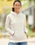 Women’s French Terry Sport Lace Scuba Hooded Pullover - 8694