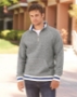 Peppered Fleece Quarter-Zip Sweatshirt - 8703