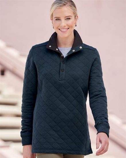 Women’s Quilted Snap Pullover - 8891