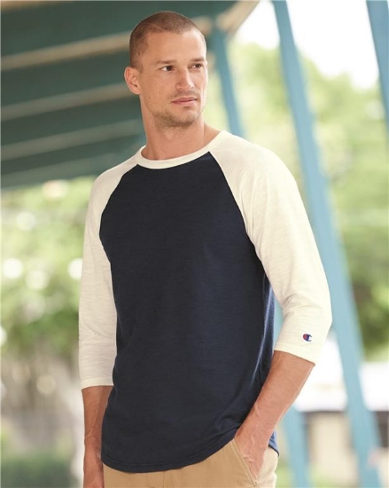 Premium Fashion Raglan Three-Quarter Sleeve Baseball T-Shirt - CP75