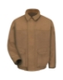 Brown Duck Lined Bomber Jacket - EXCEL FR® ComforTouch® - Long Sizes - JLB8L