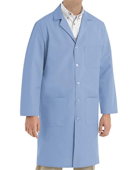 Button Front Lab Coat Extended Sizes - KP14EXT