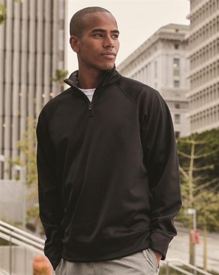 Dri-Power® Sport Quarter-Zip Cadet Collar Sweatshirt - PF95MR