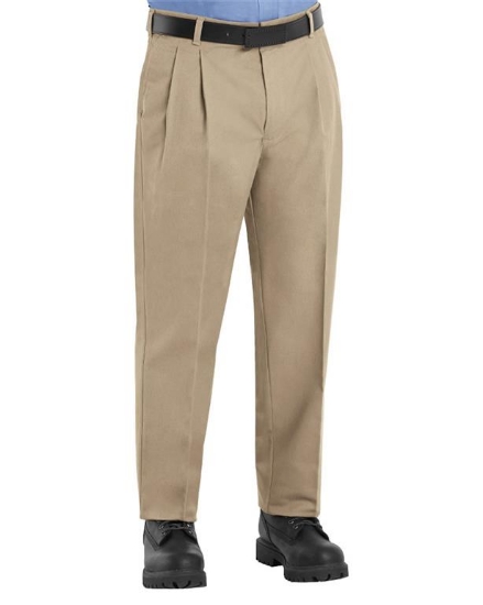 Pleated Twill Slacks - Odd & Extended Sizes - PT38ODD