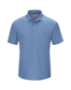 Short Sleeve Performance Knit Gripper-Front Polo - SK74