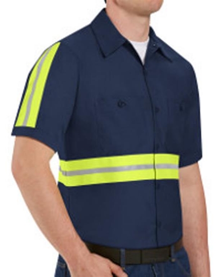 Enhanced Visibility Industrial Work Shirt - SP24E