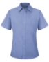 Women's Short Sleeve Specialized Pocketless Work Shirt - SP25