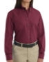 Women's Long Sleeve Poplin Dress Shirt - SP91