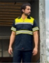 Hi-Visibility Colorblock Ripstop Short Sleeve Work Shirt - TALL - SY80L