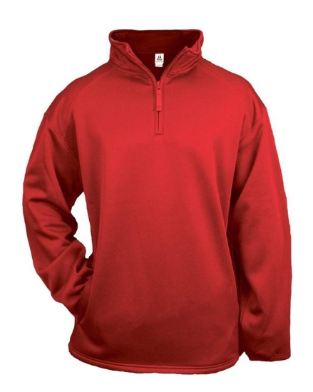 Youth Quarter Zip Poly Fleece Pullover - 2480