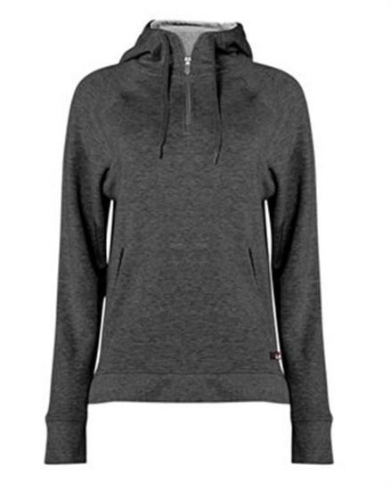 Badger - FitFlex Women's French Terry Hooded Quarter-Zip - 1051