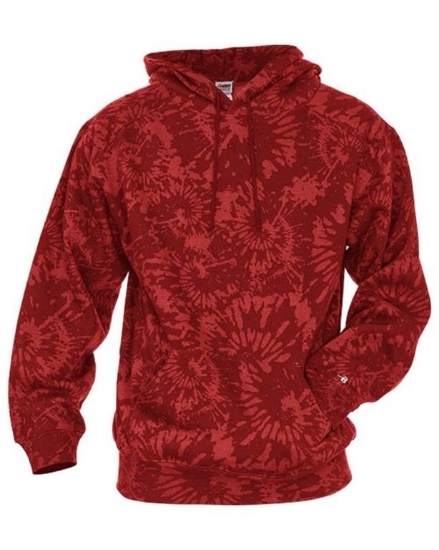 Badger - Tie-Dyed Triblend Hooded Sweatshirt - 1275
