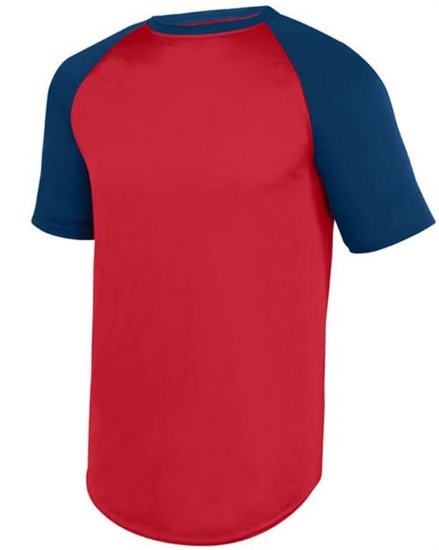 Augusta Sportswear - Youth Wicking Short Sleeve Baseball Jersey - 1509