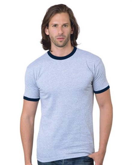 Bayside - USA-Made Ringer T-Shirt - 1800