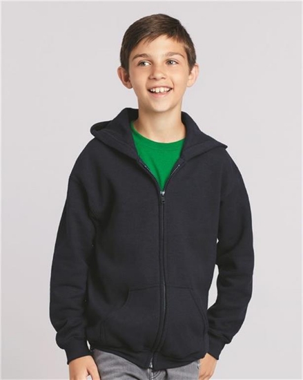 Gildan - Heavy Blend™ Youth Full-Zip Hooded Sweatshirt - 18600B