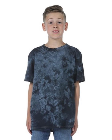 Dyenomite - Youth Crystal Tie-Dyed T-Shirt - 20BCR