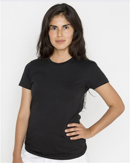 Los Angeles Apparel - USA-Made Women's Fine Jersey T-Shirt - 21002