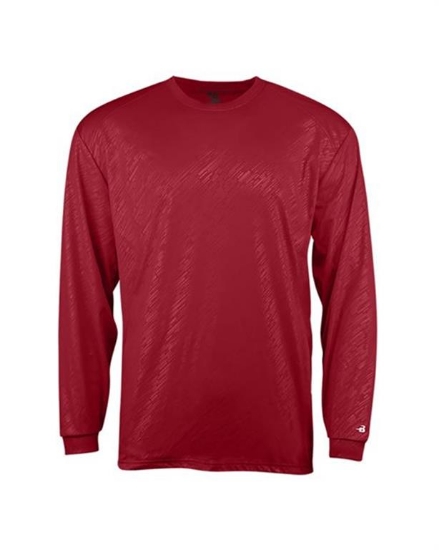 Badger - Youth Line Embossed Long Sleeve T-Shirt - 2145