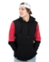 Holloway - Youth All-American Team Fleece Colorblocked Hooded Sweatshirt - 222681