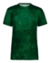 Dark Green Cloud Print