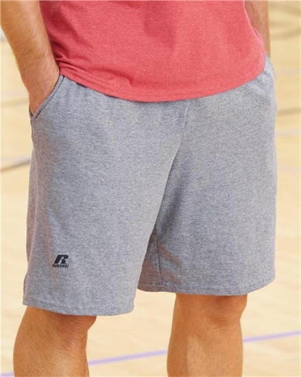 Russell Athletic - Cotton Classic Jersey Shorts with Pockets - 25843M