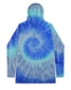 Colortone - Tie-Dyed Hooded Long Sleeve T-Shirt - 2777